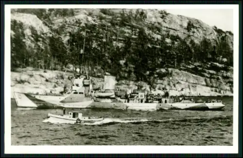Foto AK - Minensuchboot M 324 - Oderwerke, Stettin - 1945 Kriegsbeute Russland