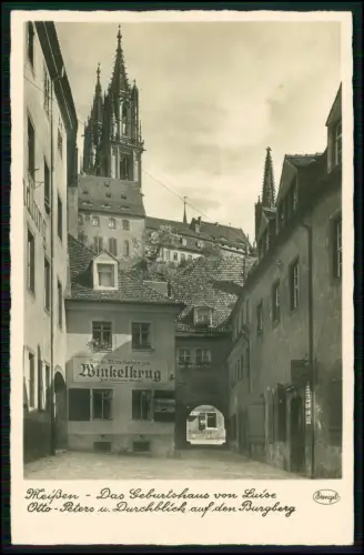 5x Foto AK Postkarte - Meißen in Sachsen - 1942 gelaufen n. Reichenberg Liberec