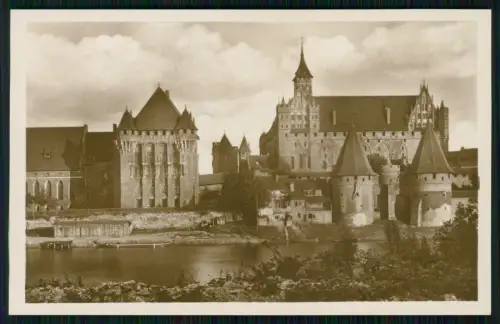 3x AK Ansichtskarte Postkarte Malbork Marienburg Westpreußen, Hochschloss ......