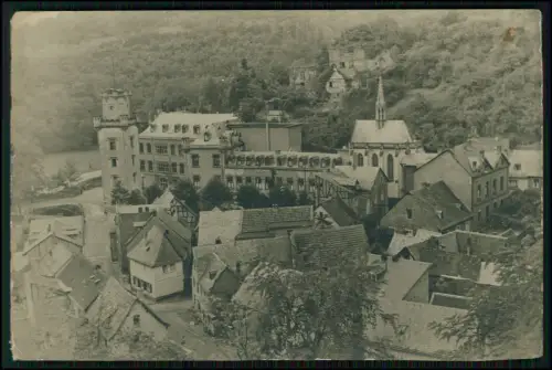 Foto AK - Sayn bei Bendorf in Rheinland Pfalz Luftbild Schloss und Ort - um 1930