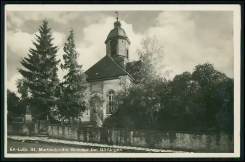 Foto AK - Evangelisch Lutherische St. Martinskirche - in Geismar bei Göttingen
