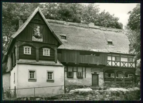 Foto AK - Neusalza Spremberg Reiterhaus Kleinbauernhaus Fachwerk in Oberlausitz