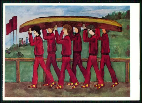 AK Rostock – Internationale Ausstellung Kinderzeichnungen aus den Ostseestaaten