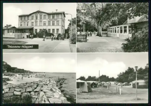 Foto AK - Thiessow – Ostseebad auf der Insel Rügen - Campingplatz uvm. Motive