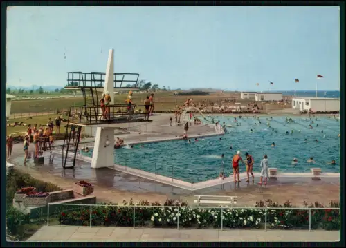 AK - Dahme Ostsee - beheiztes Meerwasser Freibad Sprungturm Badeanlage Ostseebad