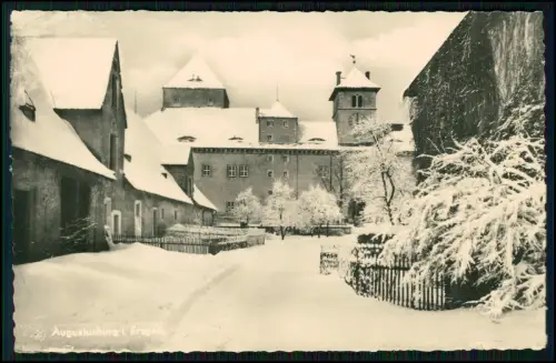 2x AK - Augustusburg im Erzgebirge in Sachsen - Schloss Winterlandschaft uvm.