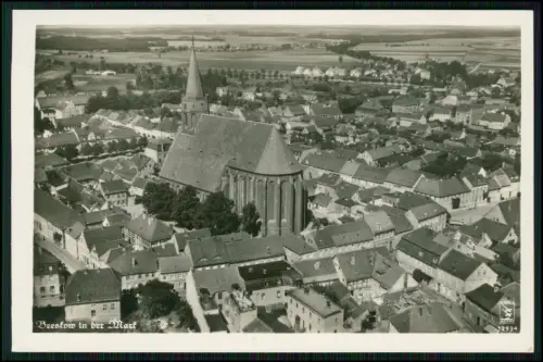 Echt Foto AK - Beeskow Brandenburg Oder Spree Niederlausitz - Luftbild - Klinke