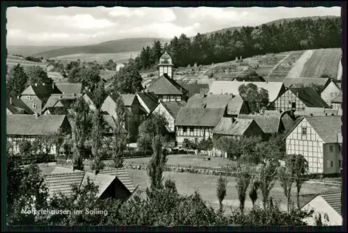 Foto AK - Volpriehausen Uslar im Solling - Fachwerkhäuser Kirche Scharfe Ansicht