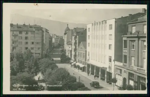 Echt Foto AK - Sofia - Ulitsa Georgi S Rakovski Straße - Stadtansicht Bulgarien