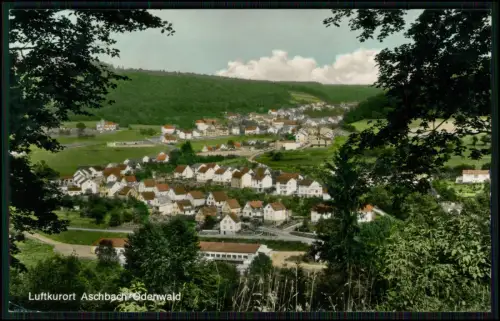 AK Aschbach Wald-Michelbach Odenwald Bergstraße - Dorfansicht Blick über den Ort