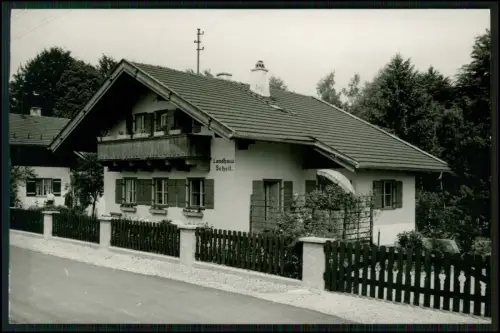 Echt Foto AK - Landhaus Schell - kleine Pension - Oberbayrischer Stil Holzbalkon