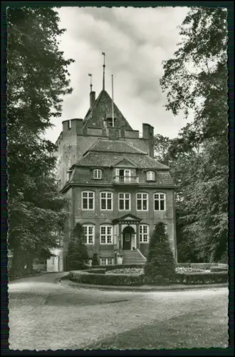 Echt Foto AK - Cuxhaven Schloss Ritzebüttel Parkbereich mit Zufahrt Gartenanlage