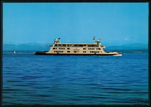 AK - Fährschiff Autofähre Meersburg auf dem Bodensee - Überfahrt nach Konstanz