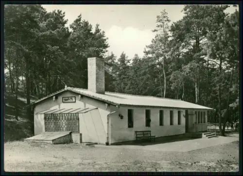 Echt Foto AK - Storkow Oder-Spree Mark - Waldhütte des Jugendheims Hirschluch