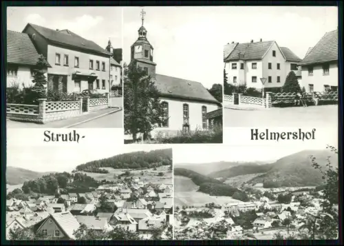 Foto AK - Struth Helmershof Floh-Seligenthal - Kirche Dorfansichten und Talblick