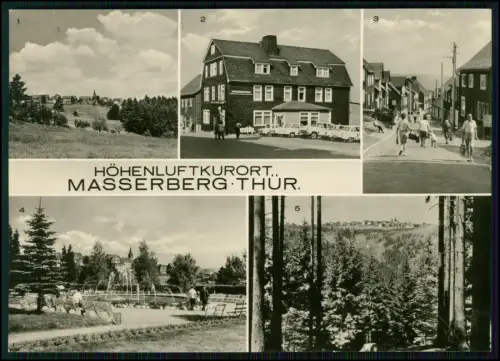 AK - Masserberg Thüringen - Erholungsheim VEB Jenaer Glaswerk Schott & Gen ....