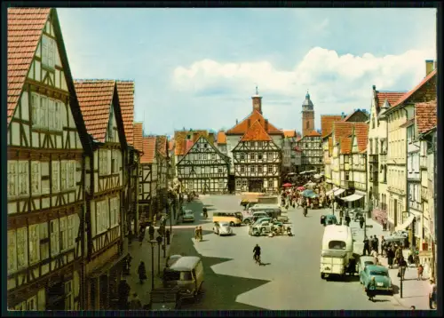 AK - Eschwege im Werraland - Marktplatz der Altstadt - Automobile der 1950-60er