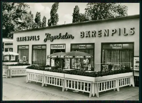 Berlin Lankwitz Weinstuben Jägerheim Bärenpils Außenansicht Gaststätte Terrasse