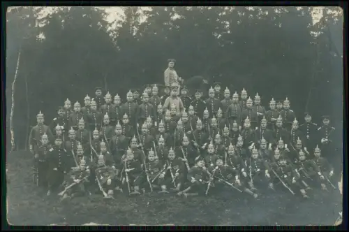 5x Foto AK - 1. WK - deutsche Soldaten - Gruppenaufnahmen - 1914-18 Feldpost