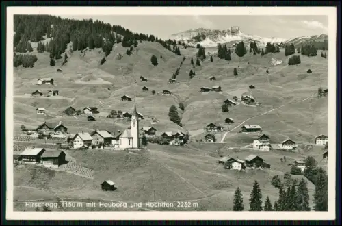 13x Foto und AK Hirschegg Mittelberg Kleinwalsertal Vorarlberg Dorf Berge Kirche