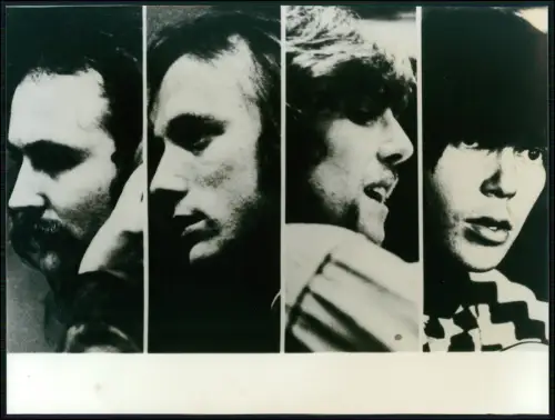 Foto 24x18cm Rockgruppe Crosby Stills Nash Young Collage aus 4 Portraitaufnahmen