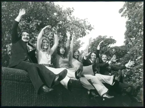 Foto 24x17cm - Hamburg Uwe Borns Singers Gesangsgruppe Sängerinnen Musiker 70er