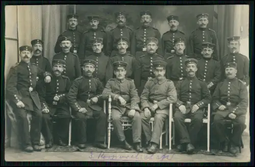 2x Foto AK 1.WK - Soldaten Saint-Avold Moselle Grand Est -Feldpost 1916 gelaufen