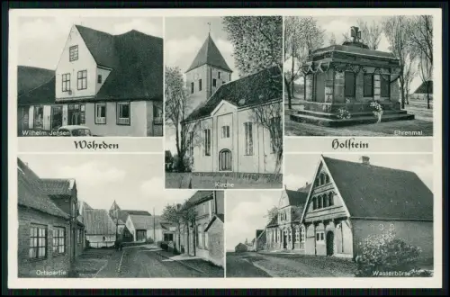 Wöhrden Süderwöhrden im Dithmarschen - Kirche Ehrenmal Wasserbörse Ortsansichten