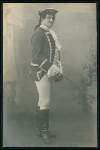 3x Foto AK - Hofgeismar Kassel 1913 gel.  - Männer Rokoko Kostüm Atelier Stempel