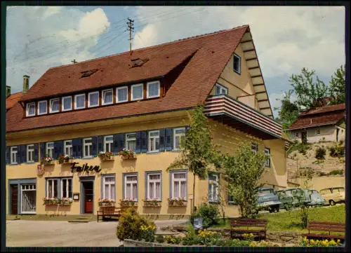 AK - Gasthof Pension Falken in Baiersbronn - Hotel Pension und Gasthausgebäude