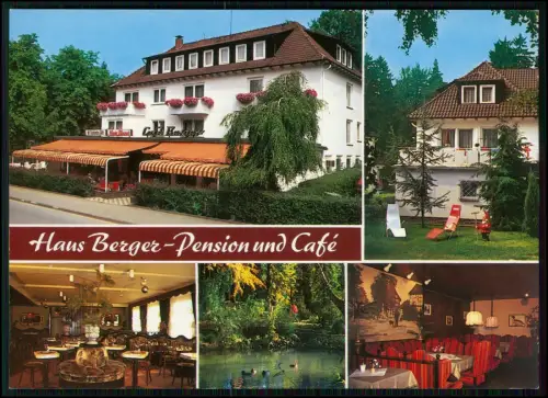 Hotel Café Berger in Bad Wildungen Reinhardshausen - Terrasse Garten Liegewiese