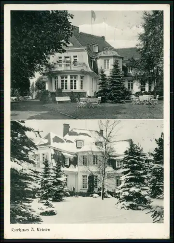 AK - Kurhaus A. Reinen in Attendorn im Sauerland - Gartenanlage und Sitzgruppen