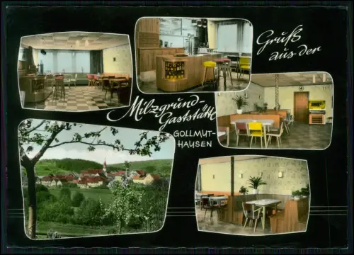 AK - Milzgrund Gaststätte u. Gemischtwaren - GOLLMUTHAUSEN Höchheim Irmelshausen