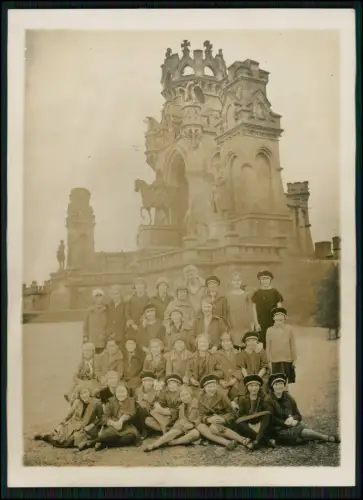 6x Foto - Jungs Mädchen Schulausflug - Hohensyburg Dortmund Wellinghofen 1933-35