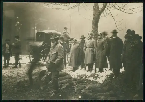Foto 17x12cm - Wildschweinjagd Kaiserzeit Soldaten Pickelhaube Jagdgesellschaft