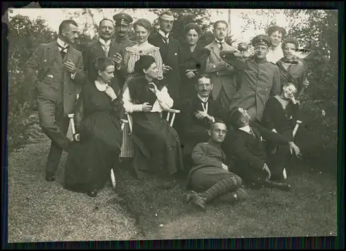 3x Foto 1.WK Bad Pyrmont Reservelazarett Soldaten Zivilpersonen Gruppenfoto 1917