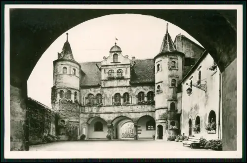 Echt Foto AK Konstanz Bodensee Renaissance Rathauskomplex historischer Innenhof