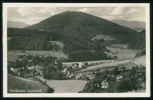 2x Foto AK - Oberkirchen Schmallenberg - Blick zum Ort Wiesen Höfe Wilzenberg