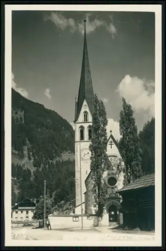 2x Foto AK - Längenfeld Ötztal Tirol – Pestkapelle Schlanke Kirche spitzer Turm