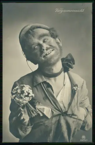 AK - Vagabund Landstreicher Porträt Fantaisie - Solingen Ohligs 1912 gelaufen