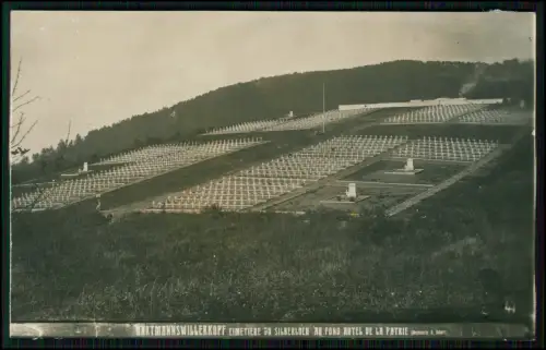 2x Foto AK - Soldatenfriedhof am Hartmannswillerkopf - Autul Vieil Armand Elsass