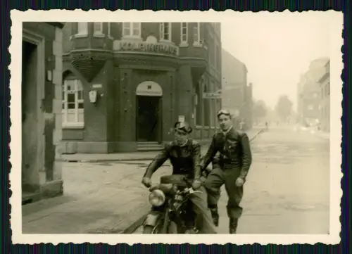 14x Foto Motorrad Krad Reise nach Süddeutschland Österreich Ansichten 1950 Jahre