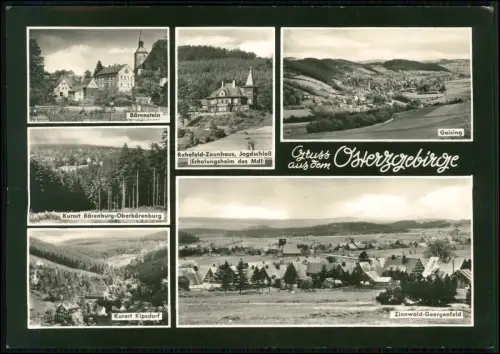 Foto 21x15cm - Osterzgebirge - Bärenstein Geising Rehefeld-Zaunhaus Kipsdorf ...