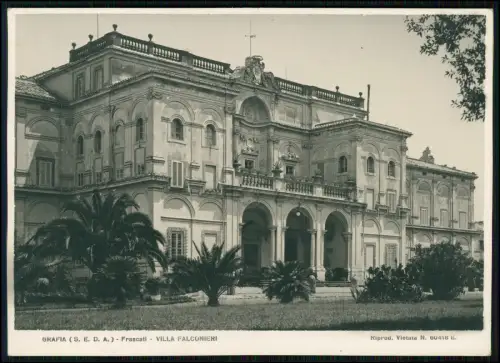 6x alte Foto 18x13cm - Villa Falconieri in Frascati Italien - und andere Rom