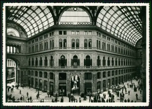 Foto 15x11cm Galleria Umberto Neapel Italien Einkaufspassage Altstadt 1941