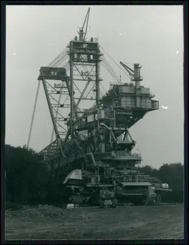 4x Foto Schaufelradbagger Braunkohletagebau - Krupp Bagger 288 Tagebau Hambach