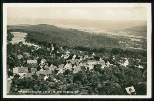 Echt Foto  AK Buoch Remshalden Rems-Murr - Luftbild vom Flugzeug - 1931 gelaufen