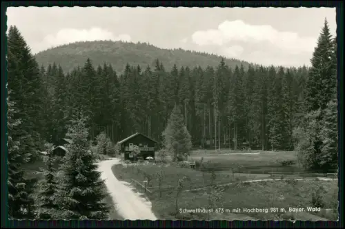 Echt Foto AK - Ausflugsgaststätte Café Schwellhäusl bei Bayer Eisenstein Zwiesel