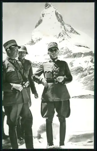 Foto 17x11 - Henri Guisan General Uniform - Oberbefehlshaber Schweiz Armee WK 2.
