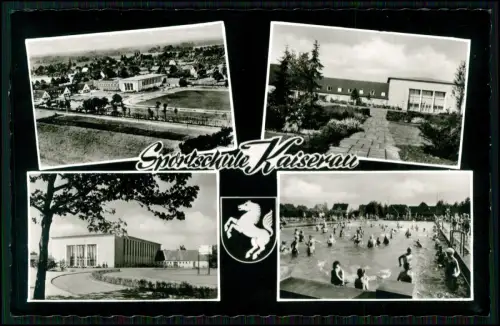Kaiserau Kamen Sportschule mit Sportanlage Schwimmbad uvm. - Foto AK von Cekade
